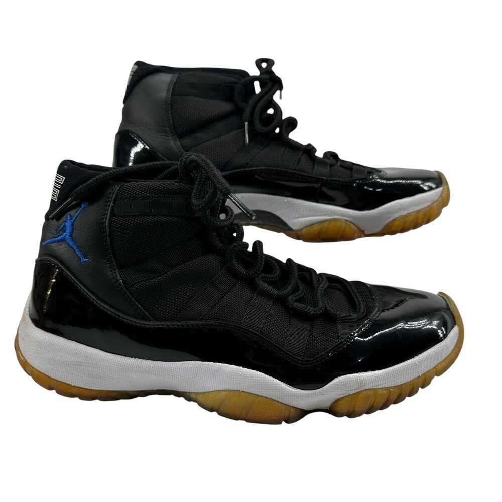 Nike Air Jordan 11 Retro 2009 Spacejam Space Jam Black 378037-041 Size 9